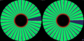 Default high density disk format for 9122C, 77 tracks, 32 sectors, 256 bytes/sectors. ~1.2MiB capacity. Note track 79 is also formatted with two unformatted tracks before it.