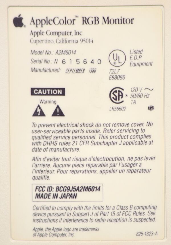 Apple Color RGB Monitor - Tech Tangents