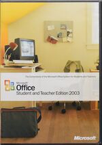 Microsoft Office Student and Teacher Edition 2003 Box.jpg